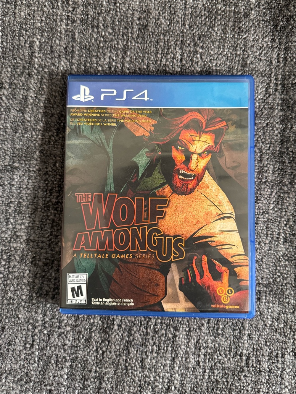 Wolf Among Us Sony PS4 Game Complete Playstation 4